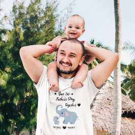 Camiseta El primer día del padre juntos