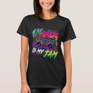 Camiseta El primer grado es mi jam retro de vuelta al maest