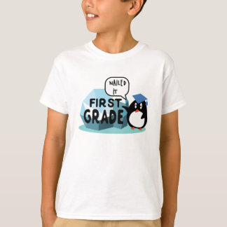 Camiseta El primer grado lo clavó - de nuevo a la escuela,