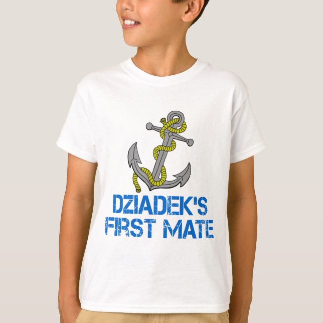 Camiseta El primer mate de Dziadek (Anverso)
