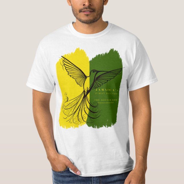 Camiseta El primer Médica de Jamaica - El pájaro Médica (Anverso)