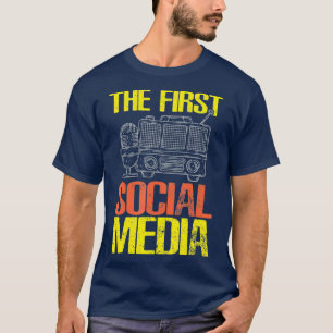 Camiseta El primer operador de radio ham gracioso en los me