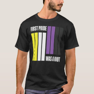 Camiseta El Primer Orgullo Fue Un Disturbio Genderq, Bander