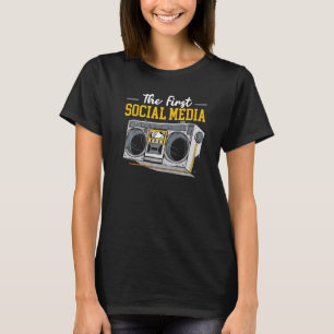Camiseta El Primer Trabajo de Medios Sociales Gerente de Me