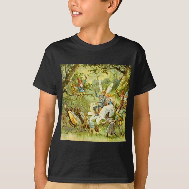 Camiseta El príncipe de los hatos y la Thumbelina (Anverso)