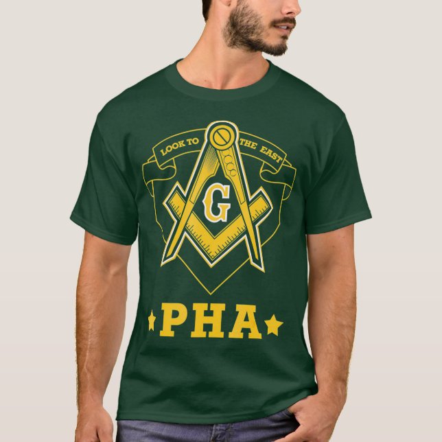 Camiseta El Príncipe Hall Mason Mira A Los Padres De La PHA (Anverso)