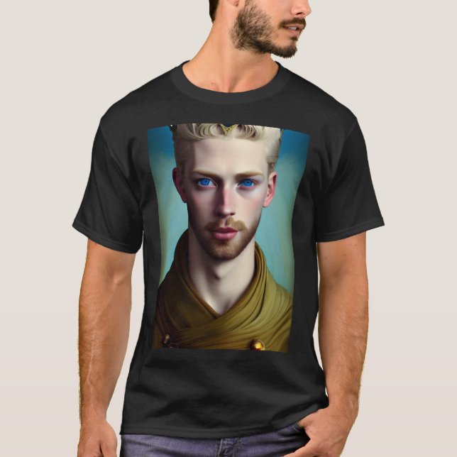 Camiseta El príncipe Rey, coronado en el cielo, monta una c (Anverso)