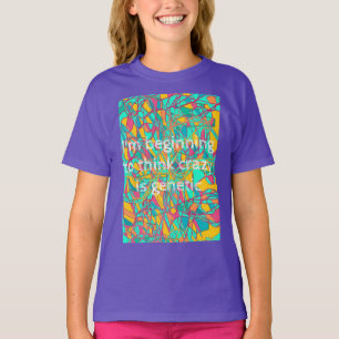 Camiseta el principio negro huérfano de la cita para pensa