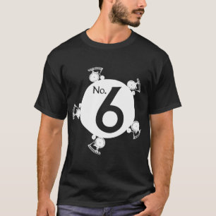 Camiseta El prisionero número 6 de la serie de televisión
