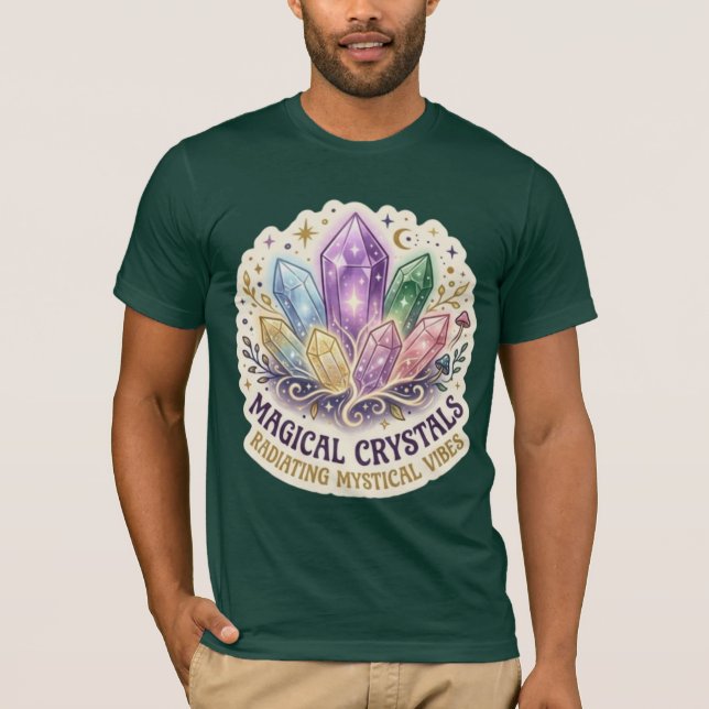 Camiseta El Prisma Místico | Gráfico de Cúmulo de Cristal E (Anverso)