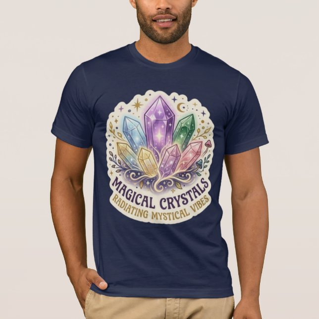Camiseta El Prisma Místico | Gráfico de Cúmulo de Cristal E (Anverso)