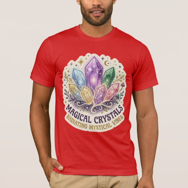 Camiseta El Prisma Místico | Gráfico de Cúmulo de Cristal E (Anverso)