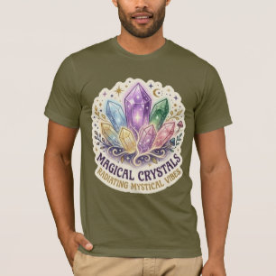 Camiseta El Prisma Místico   Gráfico de Cúmulo de Cristal E