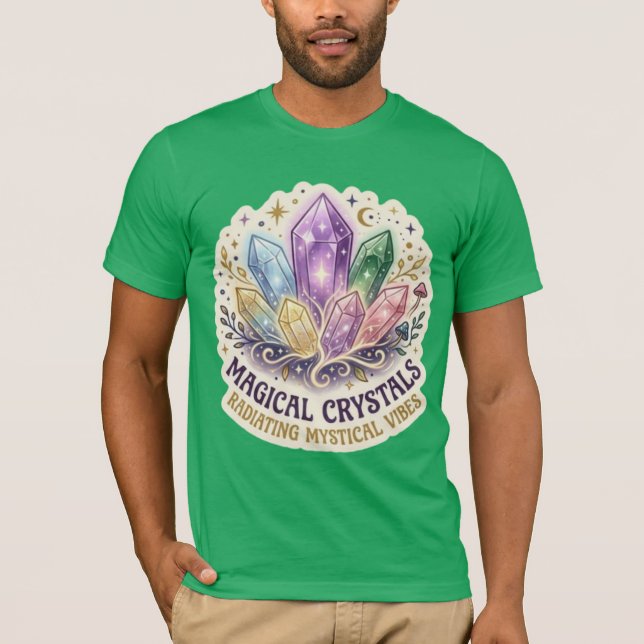 Camiseta El Prisma Místico | Gráfico de Cúmulo de Cristal E (Anverso)
