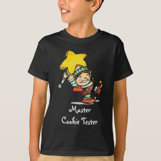 Camiseta El probador principal de la galleta embroma la