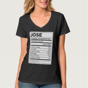 Camiseta El Problema De Información De Nutrición De José Re
