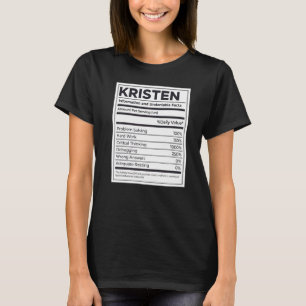 Camiseta El problema de la información de nutrición de Kris