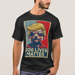 Camiseta El problema de las vidas de los perros, Trump ganó