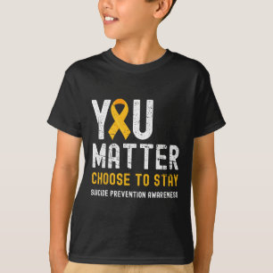 Camiseta El Problema Es Elegir Mantener La Prevención Del S