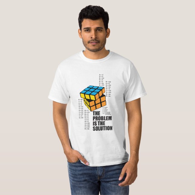 Camiseta El problema es la solución (Anverso completo)