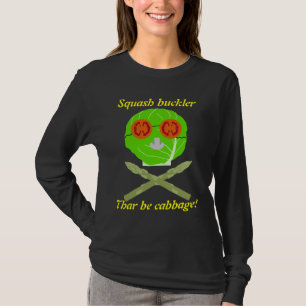 Camiseta ¡el producepirate, escudo de la calabaza, Thar se