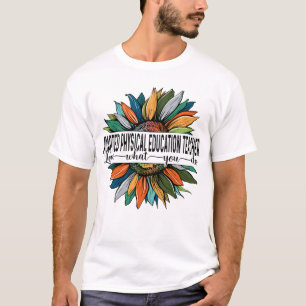 Camiseta El profesor adaptado de educación física ama lo