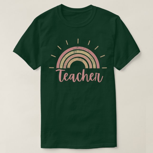 Camiseta El profesor Boho Ranbow (Diseño del anverso)
