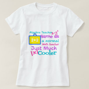 Camiseta El profesor de álgebra es el mismo que un profesor