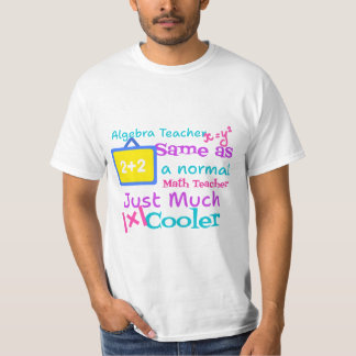 Camiseta El profesor de álgebra es el mismo que un profesor