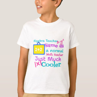 Camiseta El profesor de álgebra es el mismo que un profesor