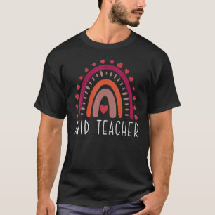 Camiseta El profesor de AVID Boho Rainbow vuelve al aprecio
