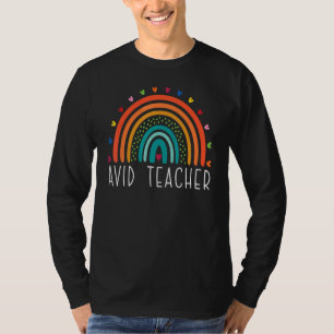 Camiseta El profesor de AVID Boho Rainbow vuelve al aprecio
