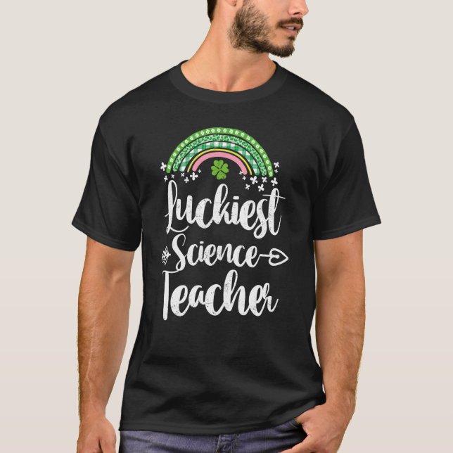 Camiseta El profesor de ciencia más afortunado, St Patricks (Anverso)