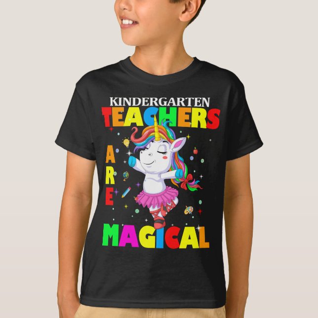 Camiseta el profesor de guardería es mágico (Anverso)