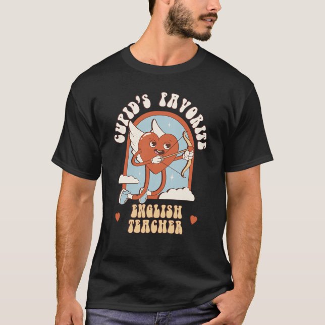 Camiseta El profesor de inglés favorito de Cupido, Cupido G (Anverso)