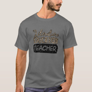 Camiseta El profesor de literatura leopardo vuelve a estar 