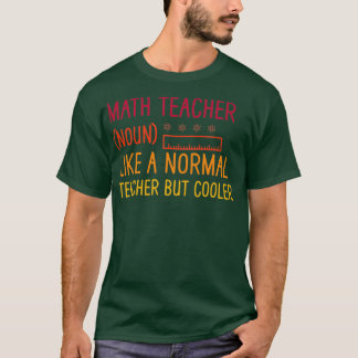 Camiseta El profesor de matemáticas no es como un profesor