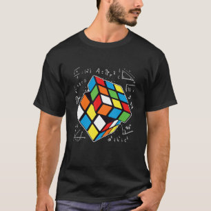 Camiseta El profesor de matemáticas Zauebrwürfel ecuaciones