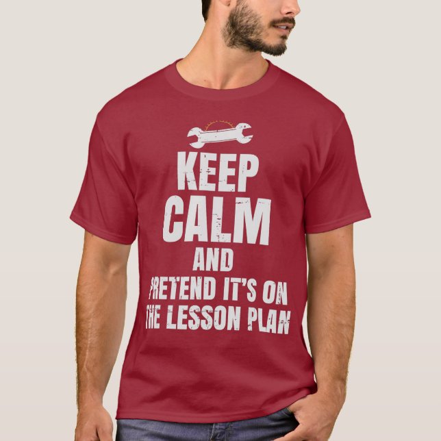 Camiseta El Profesor De Mecánica Automática Pretende Que Es (Anverso)