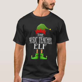 Camiseta El profesor de música Elf Xmas Divertido grupo de 