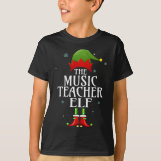 Camiseta El profesor de música Elf Xmas Matanza Grupo de la