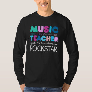 Camiseta El profesor de música Ich Bevorge Den Term Educati