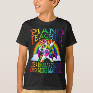 Camiseta El profesor de piano como un maestro normal sólo m