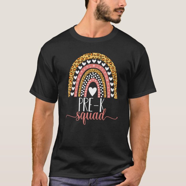 Camiseta El profesor de preescolar del equipo de preescolar (Anverso)