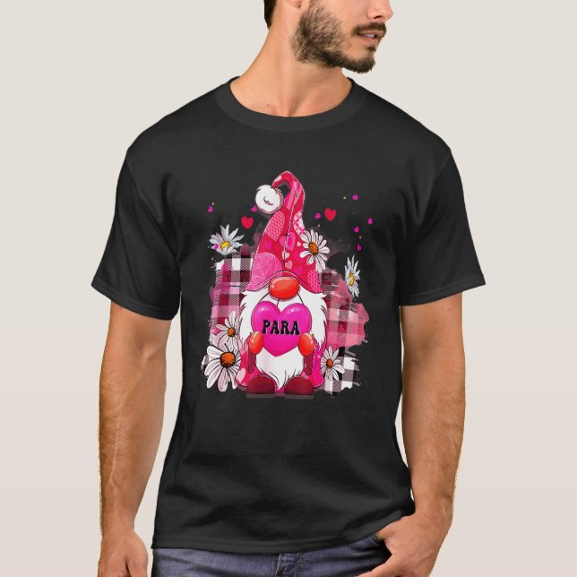 Camiseta El profesor Día de San Valentín Para Gnome (Anverso)