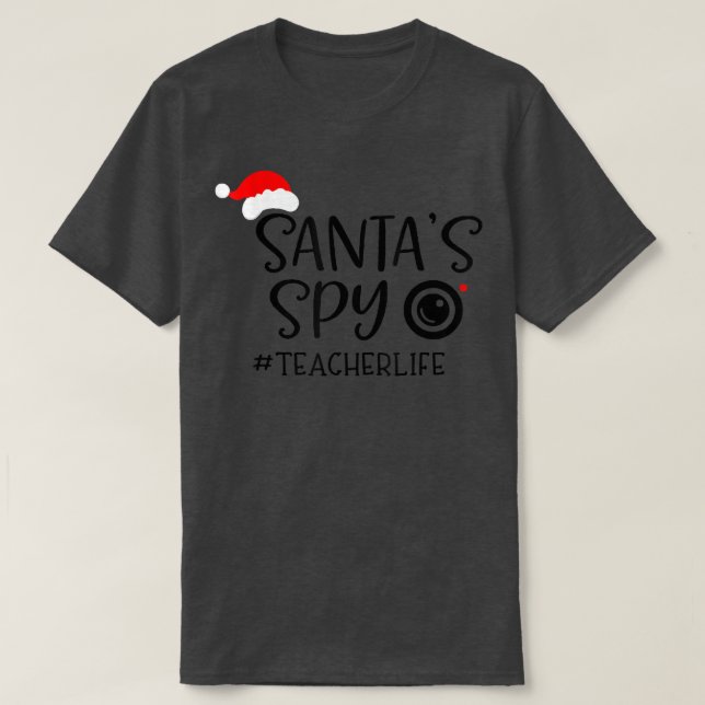 Camiseta El profesor favorito de Santa Espionaje, la vida d (Diseño del anverso)