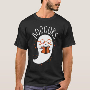 Camiseta El profesor Halloween Fantasma Libros Libros de le