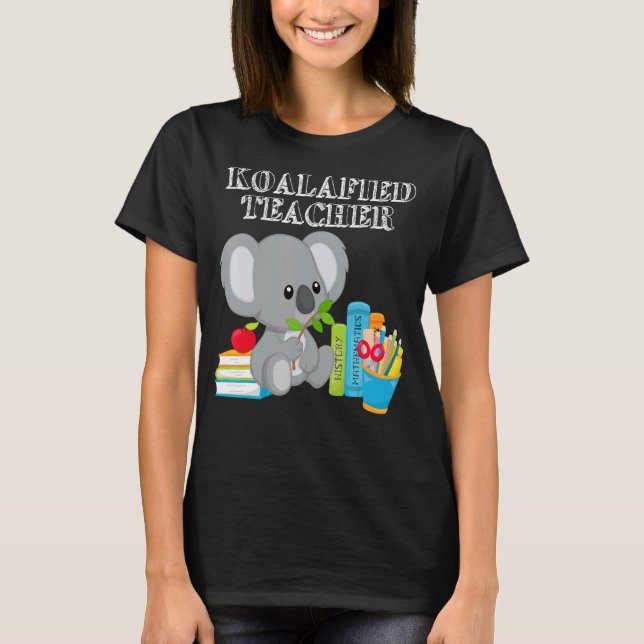 Camiseta El profesor Koala está orgulloso de volver (Anverso)