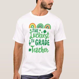 Camiseta El profesor más afortunado de cuarto grado, St. Pa