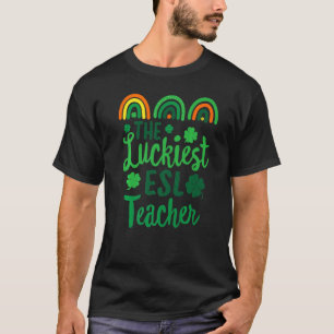 Camiseta El profesor más afortunado de la ESL, St Patrick's
